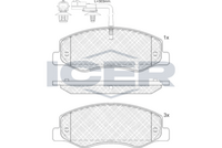 ICER 142000 - Juego de pastillas de freno