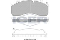 BLUE PRINT ADM54833R - Pinza de freno