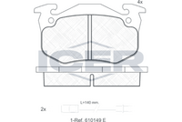 ICER 180457 - Juego de pastillas de freno