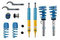 BILSTEIN 48195232 - Lado de montaje: Eje delantero<br>carga de eje [kg] hasta: 1020<br>altura chasis aprox. [mm]: 30-50<br>Lado de montaje: Eje trasero<br>carga de eje [kg] hasta: 1200<br>altura chasis aprox. [mm]: 30-50<br>Tipo de amortiguador: Presión de gas<br>Sistema de amortiguadores: Fuerza de amortiguación ajustable mecánicamente<br>Sistema de amortiguadores: incorporado ajustable/reajustable<br>Tipo de registro: Condiciones ver peritaje<br>Suspensión: Suspensión roscada (ajustable en altura)<br>Suspensión: para vehículos sin regulación eléctrica de la amortiguac.<br>