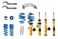 BILSTEIN 49255980 - Tipo de vehículo: Comfort<br>Lado de montaje: Eje delantero<br>carga de eje [kg] hasta: 1095<br>altura chasis aprox. [mm]: 10-30<br>Lado de montaje: Eje trasero<br>carga de eje [kg] hasta: 1285<br>altura chasis aprox. [mm]: 10-30<br>Tipo de amortiguador: Presión de gas<br>Sistema de amortiguadores: Fuerza de amortiguación ajustable mecánicamente<br>Sistema de amortiguadores: incorporado ajustable/reajustable<br>Tipo de registro: Condiciones ver peritaje<br>Suspensión: Suspensión roscada (ajustable en altura)<br>Suspensión: para vehículos sin regulación eléctrica de la amortiguac.<br>