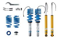 BILSTEIN 49290868 - Lado de montaje: Eje delantero<br>carga de eje [kg] hasta: 1260<br>altura chasis aprox. [mm]: 35-50<br>Lado de montaje: Eje trasero<br>carga de eje [kg] hasta: 1250<br>altura chasis aprox. [mm]: 35-50<br>Tipo de amortiguador: Presión de gas<br>Sistema de amortiguadores: Fuerza de amortiguación ajustable mecánicamente<br>Sistema de amortiguadores: incorporado ajustable/reajustable<br>Tipo de registro: Condiciones ver peritaje<br>Suspensión: Suspensión roscada (ajustable en altura)<br>Suspensión: para vehículos sin regulación eléctrica de la amortiguac.<br>Diámetro de carcasa en rango de sujeción [mm]: 49<br>