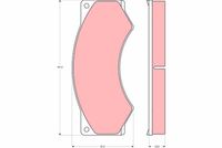 TRW GDB5053 - Juego de pastillas de freno