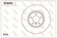 TRW DF8050 - Disco de freno