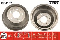 TRW DB4162 - Tambor de freno