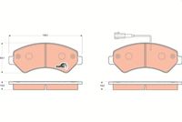 TRW GDB1703 - Juego de pastillas de freno - COTEC