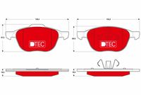 TRW GDB1583DTE - Juego de pastillas de freno - DTEC COTEC