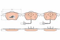 TRW GDB1307 - Juego de pastillas de freno - COTEC