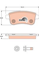 TRW GDB1791 - Juego de pastillas de freno - COTEC