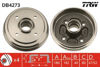 TRW DB4273 - Tambor de freno