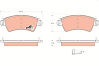 TRW GDB1501 - Juego de pastillas de freno - COTEC