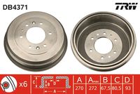 TRW DB4371 - Tambor de freno