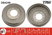 TRW DB4249 - Tambor de freno