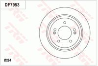 TRW DF7953 - Lado de montaje: Eje delantero<br>Tamaño de llanta [pulgada]: 15,0<br>Tipo de disco de frenos: ventilado<br>Diámetro exterior [mm]: 288<br>Espesor de disco de frenos [mm]: 25<br>Espesor mínimo [mm]: 22,6<br>Número de orificios: 5<br>Medida de rosca: 12,5<br>corona de agujeros - Ø [mm]: 114,3<br>Altura [mm]: 47<br>Diámetro de centrado [mm]: 69<br>Color: negro<br>Superficie: barnizado<br>Homologación: E1 90R-02 C0176/0490<br>SVHC: No hay información disponible, diríjase al fabricante.<br>