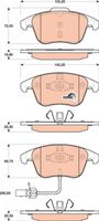 TRW GDB1814 - Juego de pastillas de freno - COTEC