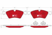 TRW GDB1642DTE - Juego de pastillas de freno - DTEC COTEC
