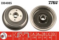 TRW DB4085 - Tambor de freno