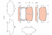 TRW GDB3512 - Juego de pastillas de freno