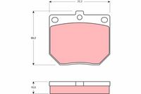 TRW GDB1019 - Juego de pastillas de freno