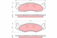 TRW GDB1207 - Juego de pastillas de freno
