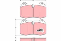 TRW GDB1269 - Juego de pastillas de freno - COTEC