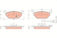 TRW GDB1386 - Lado de montaje: Eje trasero<br>Restricción de fabricante: TRW<br>Contacto avisador de desgaste: no preparado para indicador de desgaste<br>Ancho [mm]: 87<br>Altura [mm]: 52,9<br>Espesor [mm]: 17<br>Artículo complementario/Información complementaria: con accesorios<br>Artículo complementario / información complementaria 2: con tornillos pinza freno<br>Pastilla de freno: con borde biselado<br>Frenos: Pastillas con bajo polvo residual<br>Frenos: también para discos de freno perforados<br>Frenos: no para discos de freno cerámica/carbono<br>Frenos: sólo junto con discos de freno de acero<br>Homologación: E9 90R-02A1148/0457<br>SVHC: No hay información disponible, diríjase al fabricante.<br>