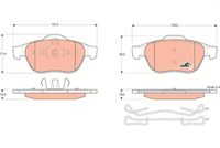 TRW GDB1468 - Juego de pastillas de freno - COTEC