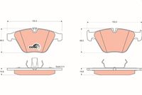 TRW GDB1498 - Juego de pastillas de freno - COTEC