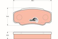 TRW GDB1521 - Juego de pastillas de freno - COTEC