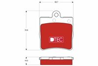 TRW GDB1545DTE - Juego de pastillas de freno - DTEC COTEC