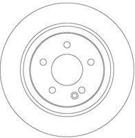 TRW DF6788S - Lado de montaje: Eje delantero<br>Medida de rosca: 15<br>Número de orificios: 5<br>corona de agujeros - Ø [mm]: 112<br>Diámetro de centrado [mm]: 67<br>Tipo de disco de frenos: ventilado<br>Diámetro exterior [mm]: 300<br>Espesor de disco de frenos [mm]: 28<br>Altura [mm]: 58,5<br>Espesor mínimo [mm]: 25<br>Color: negro<br>Superficie: barnizado<br>Homologación: E190R-02C0176/0133<br>