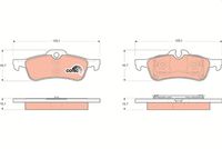 TRW GDB1561 - Juego de pastillas de freno - COTEC