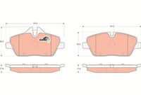TRW GDB1611 - Juego de pastillas de freno - COTEC