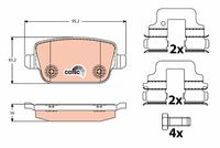 TRW GDB1732 - Lado de montaje: Eje trasero<br>Equipamiento de vehículo: para vehículos con freno de estacionamiento electrónico<br>Restricción de fabricante: TRW<br>Ancho [mm]: 106,2<br>Altura [mm]: 48,6<br>Espesor [mm]: 16,8<br>Contacto avisador de desgaste: no preparado para indicador de desgaste<br>Artículo complementario / información complementaria 2: con tornillos pinza freno<br>Artículo complementario/Información complementaria: con accesorios<br>Frenos: Pastillas con bajo polvo residual<br>Frenos: también para discos de freno perforados<br>Homologación: E990R-02A1148/2048<br>SVHC: No hay información disponible, diríjase al fabricante.<br>