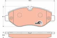 TRW GDB1747 - Lado de montaje: Eje trasero<br>Restricción de fabricante: BREMBO<br>Contacto avisador de desgaste: preparado para indicador desgaste<br>Homologación: E9 90R 01119/496<br>Altura [mm]: 63,8<br>Ancho [mm]: 109,5<br>Espesor [mm]: 20<br>SVHC: No hay información disponible, diríjase al fabricante.<br>