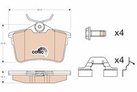 TRW GDB1799 - Lado de montaje: Eje delantero<br>Restricción de fabricante: ATE<br>Contacto avisador de desgaste: no preparado para indicador de desgaste<br>Ancho [mm]: 155,2<br>Altura 1 [mm]: 64,7<br>Altura 2 [mm]: 57,7<br>Espesor/grosor 1 [mm]: 18,8<br>Espesor/grosor 2 [mm]: 18,3<br>Frenos: Pastillas con bajo polvo residual<br>Frenos: también para discos de freno perforados<br>Homologación: E9 90R-02A1062/1676<br>SVHC: No hay información disponible, diríjase al fabricante.<br>