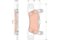 TRW GDB1876 - Lado de montaje: Eje trasero<br>Código de equipamiento: I1KS<br>Código de equipamiento: I2EE<br>Código de equipamiento: I1KZ<br>Restricción de fabricante: BREMBO<br>Ancho [mm]: 187,4<br>Altura [mm]: 76<br>Espesor [mm]: 17<br>Contacto avisador de desgaste: preparado para indicador desgaste<br>Frenos: Pastillas con bajo polvo residual<br>Frenos: también para discos de freno perforados<br>Frenos: no para discos de freno cerámica/carbono<br>Frenos: sólo junto con discos de freno de acero<br>Homologación: E9-90R-02A1148/2796<br>SVHC: No hay información disponible, diríjase al fabricante.<br>