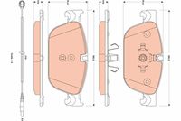 TRW GDB1889 - Juego de pastillas de freno