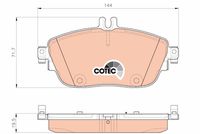 TRW GDB1932 - Juego de pastillas de freno - COTEC