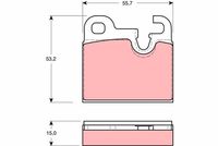 TRW GDB259 - Juego de pastillas de freno