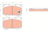 TRW GDB3197 - Juego de pastillas de freno - COTEC