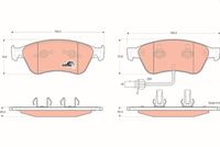 TRW GDB1553 - Juego de pastillas de freno - COTEC