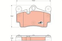 TRW GDB1653 - Juego de pastillas de freno - COTEC