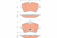 TRW GDB1712 - Juego de pastillas de freno - COTEC