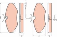 TRW GDB1760 - Juego de pastillas de freno