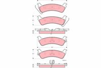 TRW GDB4124 - Juego de pastillas de freno