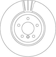 TRW DF6624S - Disco de freno