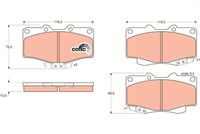 TRW GDB797 - Juego de pastillas de freno - COTEC