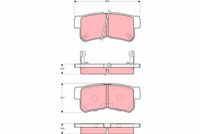 TRW GDB3258 - Juego de pastillas de freno
