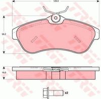 TRW GTD1164 - Dinámica de frenado / conducción: para vehículos con ABS<br>Lado de montaje: Eje trasero<br>Restricción de fabricante: TRW<br>Tipo de disco de frenos: macizo<br>Espesor de disco de frenos [mm]: 9<br>Diámetro exterior [mm]: 247<br>corona de agujeros - Ø [mm]: 108<br>Número de orificios: 4<br>Contacto avisador de desgaste: no preparado para indicador de desgaste<br>SVHC: No hay información disponible, diríjase al fabricante.<br>